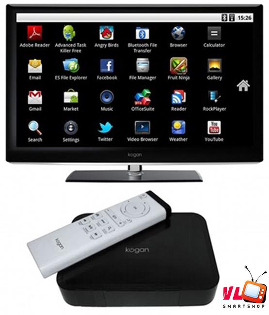 Giao diện của android tv box
