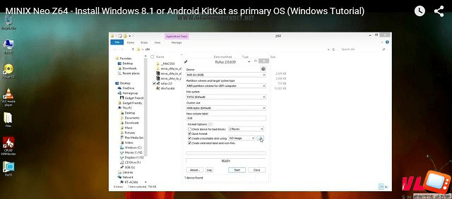 cài đặt windows 8.1 cho minix neo z64