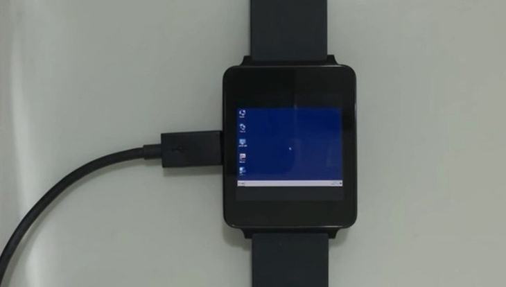 Cài đặt thành công Windows 7 lên chiếc Smartwatch Android Wear