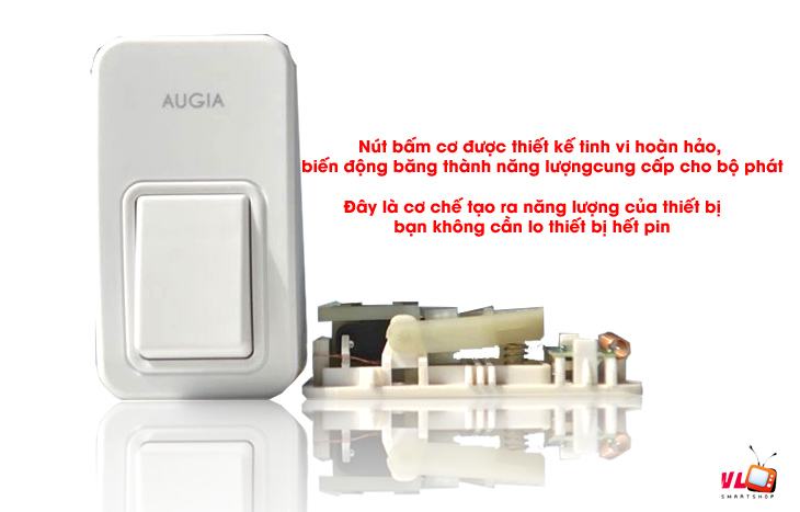 Nút bấm chuông cửa Augia E1