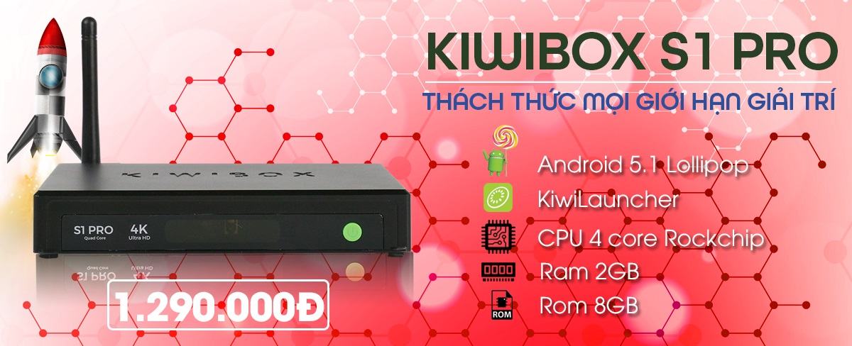 Kiwibox S1 Pro mới ra mắt nâng cao cấu hình sản phẩm