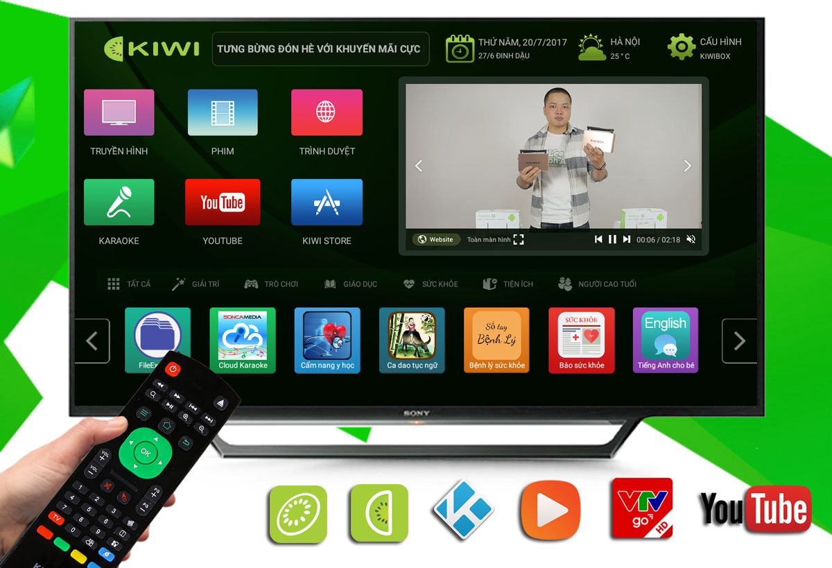KIWI BOX S1 NEW - BIẾN TV THƯỜNG THÀNH SMART TV - 3